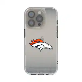 Keyscaper - NFL - Denver Broncos - Linen Logo iPhone Clear Case - 16e - Multicolor