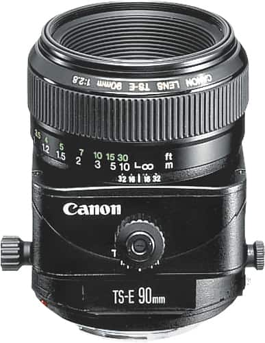 Best Buy: Canon TS-E 90mm f/2.8 Tilt-Shift Lens Black 2544A003