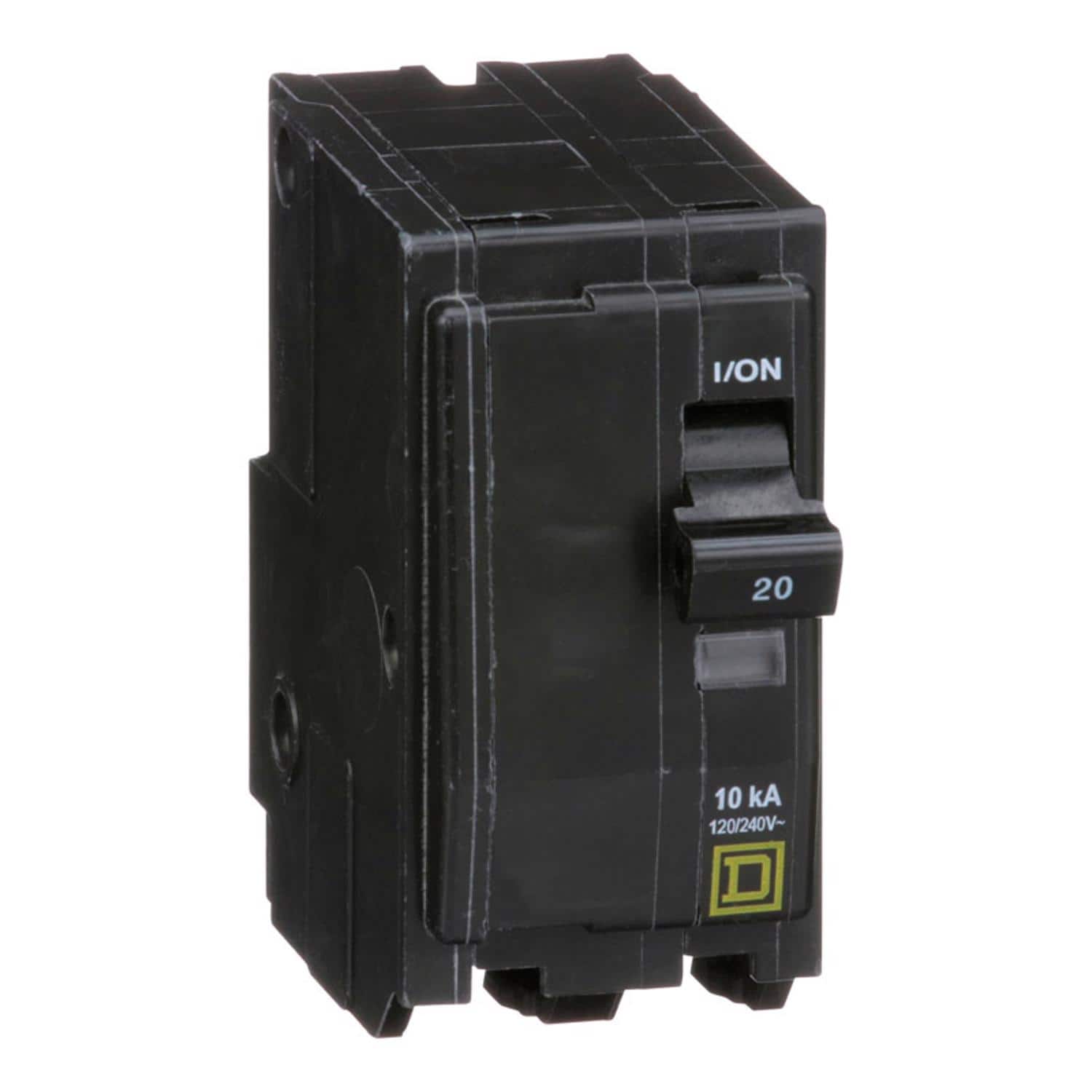 Square D - QO 20 amps Plug In 2-Pole Circuit Breaker