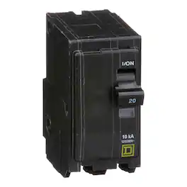 Square D - QO 20 amps Plug In 2-Pole Circuit Breaker