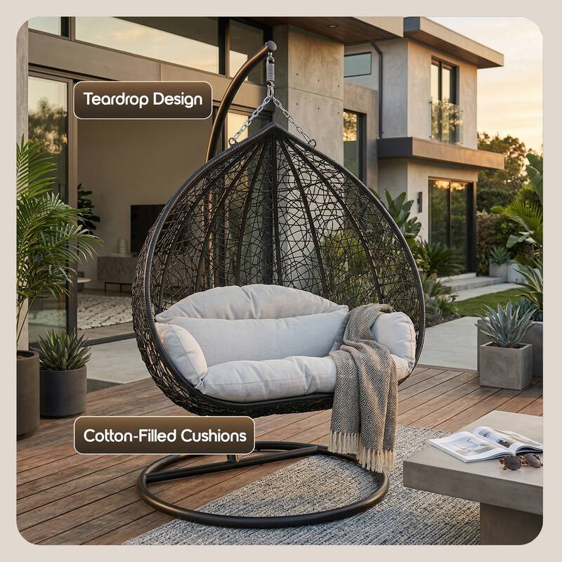 Teardrop Design Cotton-Filled Cushions