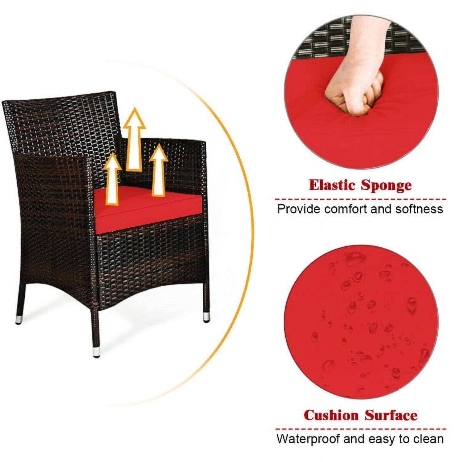 Elastic Sponge  
Provide comfort and softness  

Cushion Surface  
Waterproof and easy to clean