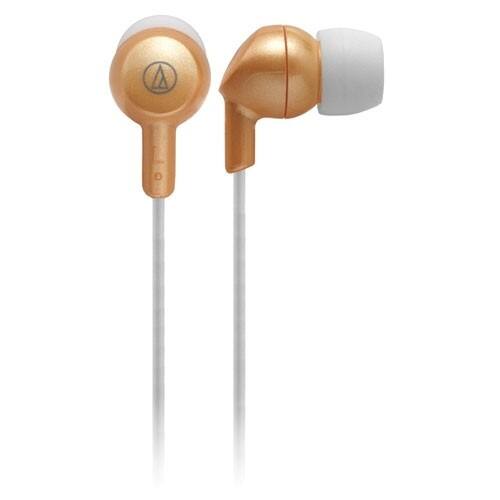 Front Standard. Audio-Technica - Stereo Earphone - Yellow.