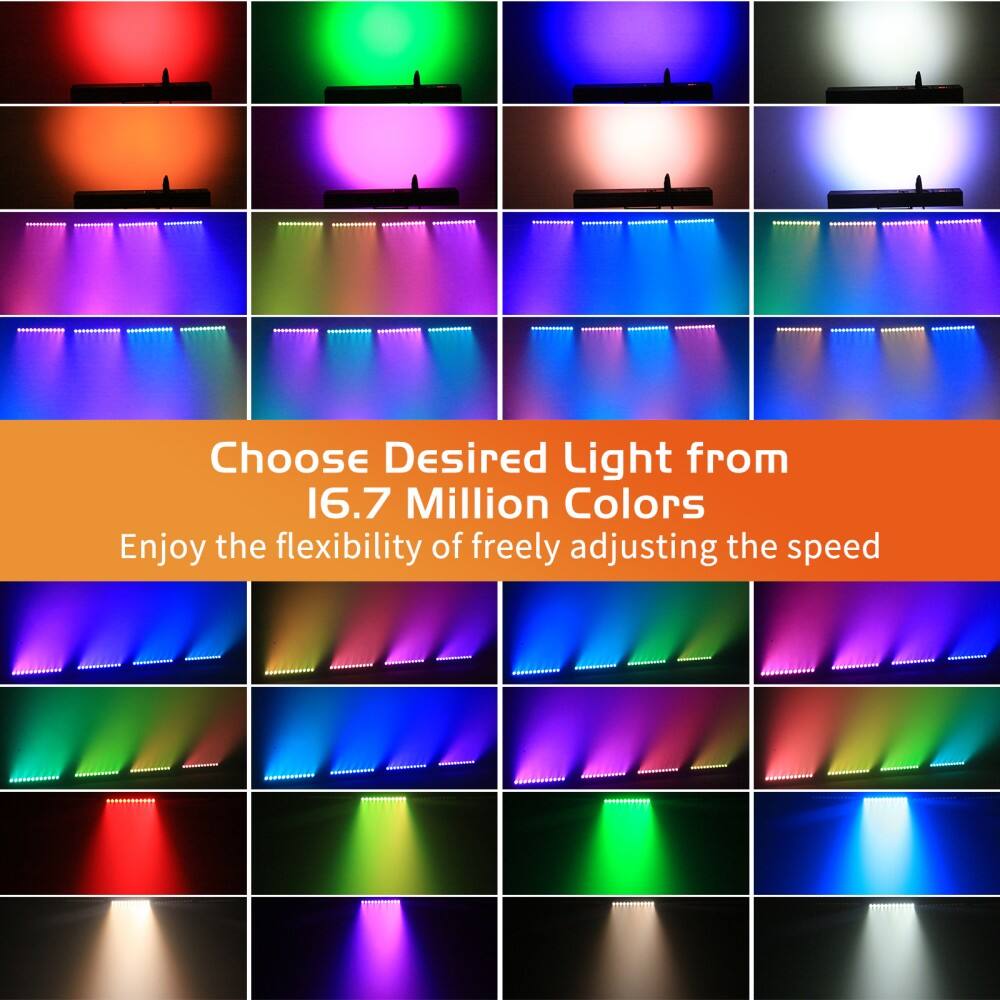 Choose Desired Light from 16.7 Million Colors  
Enjoy the flexibility of freely adjusting the speed