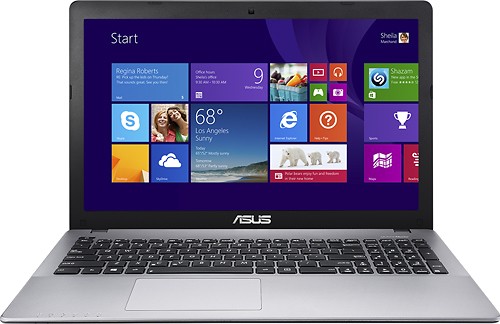  Asus - 15.6&quot; Touch-Screen Laptop - Intel Core i3 - 4GB Memory - 500GB Hard Drive - Gray