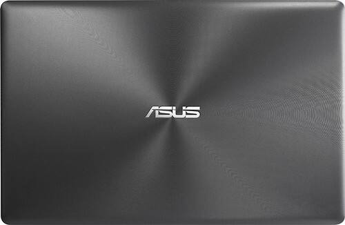 Alt View Standard 6. Asus - 15.6" Touch-Screen Laptop - Intel Core i3 - 4GB Memory - 500GB Hard Drive - Gray.
