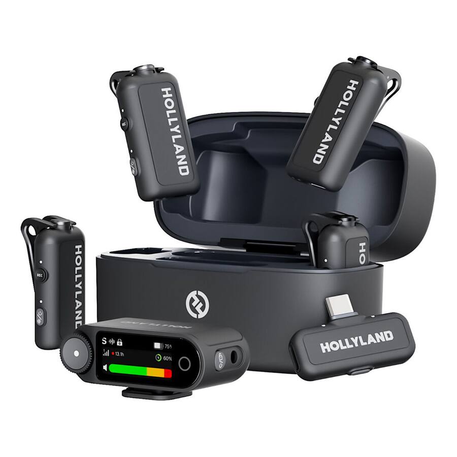 【ほぼ未使用】Hollyland Lark Max HOLLYLAND LARK MAX 2 Combo 4 Person Wireless Microphone