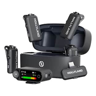 HOLLYLAND LARK M2S Ultimate Combo Wireless Lavalier Black HOLLYLAND LARK M2S Ultimate Combo Wireless Lavalier Black