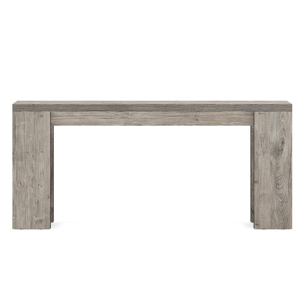 Left. Kadyn - Entryway Table, Console Sofa Table,70.9" Wood Console Table, Farmhouse Sofa Table Entryway Table,Grey - Gray.