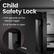 Child Safety Lock
1. Pull upwards on the release trigger
2. Pull handle to open
CHEFMAN