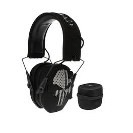 Walker’s - Walker's Game Ear Razor Muffs (Punisher) with Protective Case - Black