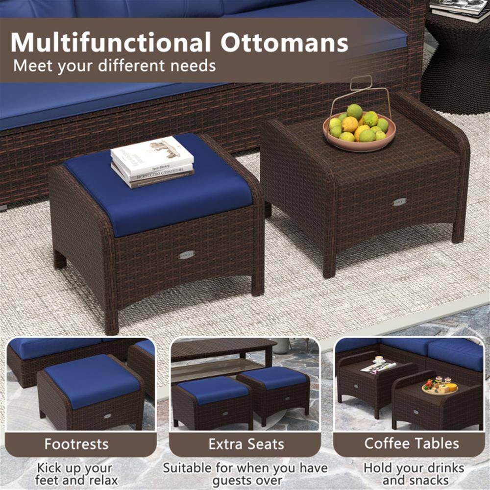 Multifunctional Ottomans  
Meet your different needs

Footrests  
Kick up your feet and relax

Extra Seats  
Suitable for when you have guests over

Coffee Tables  
Hold your drinks and snacks