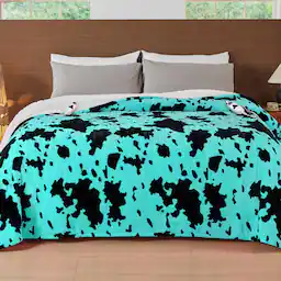 Mint Green Highland Cow 84"x90"