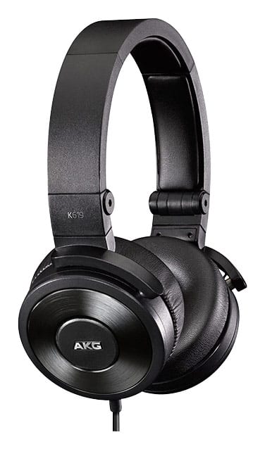 Harman AKG K619 DJ Headphones Black K619BLK Best Buy