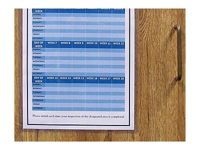 WEEK SUNDAY MONDAY TUESDAY WEDNESDAY THURSDAY FRIDAY SATURDAY DAY OF WEEK 7 WEEK 8 WEEK 9 WEEK 10 WEEK 11 WEEK 12 WEEK 13 WEEK 14 WEEK 15 WEEK 16 WEEK 17 WEEK 18 DAY OF WEEK 13 WEEK 14 WEEK 15 WEEK 16 WEEK 17 WEEK 18 Please initial each time your inspection of the designated area is completed.