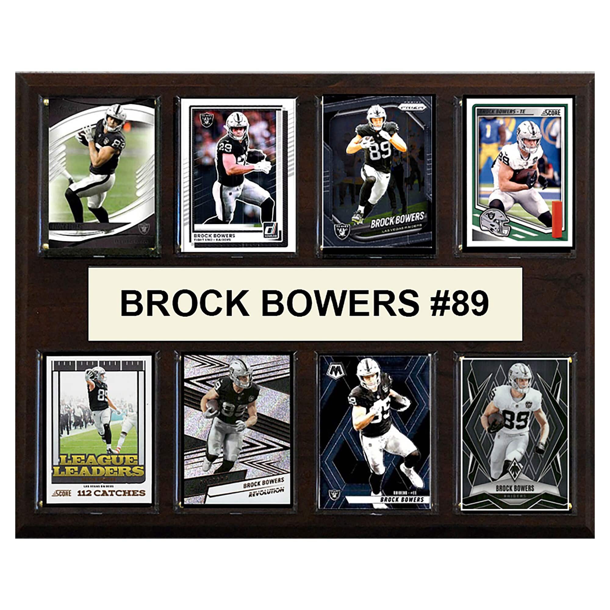 "C&I Collectibles - Brock Bowers Las Vegas Raiders 12"" x 15"" Trading Card Plaque - Multicolor" price history on PriceWatchPro