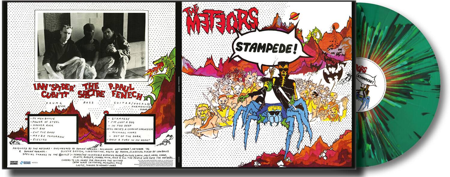 Meteors Stampede!  
Ian "Spider" Cubitt - Drums  
Paul Fenech - Bass  
P. Paul Fenech - Guitar/Vocals  
B. Vox - Harmonica  
Pre Ors - Stampede!  
Mea Power - Steel  
Noovea - Kit  
Aof - Ar  
Pwc - Gady  
Ma - Fomorron  
Electro - Stamperc  
Pr - Just a 204  
In - Too Deep  
E - Drfhes  
A - Cantar  
Haruester - Mianace  
Nuveas - Ou?  
Of - The Dark  
Onlt - A Fury  
A - Wealt  
Piduced - 87  
Zhe - Meresas  
Eusineer - By Damian  
Recoded - Gepthsc  
1 - Ovoer  
G - Jamian  
Solnea - Lceve  
Dusin - Liustration  
Pro - Tousvam  
Classical - Pian by Lowballs  
Special Thanks - To The Daff:  
To - Incredible Burning  
Aadio - AnGar  
Ars - Cat  
Mutlex - Seatk  
Badger - Crabek  
Mick - Nico
