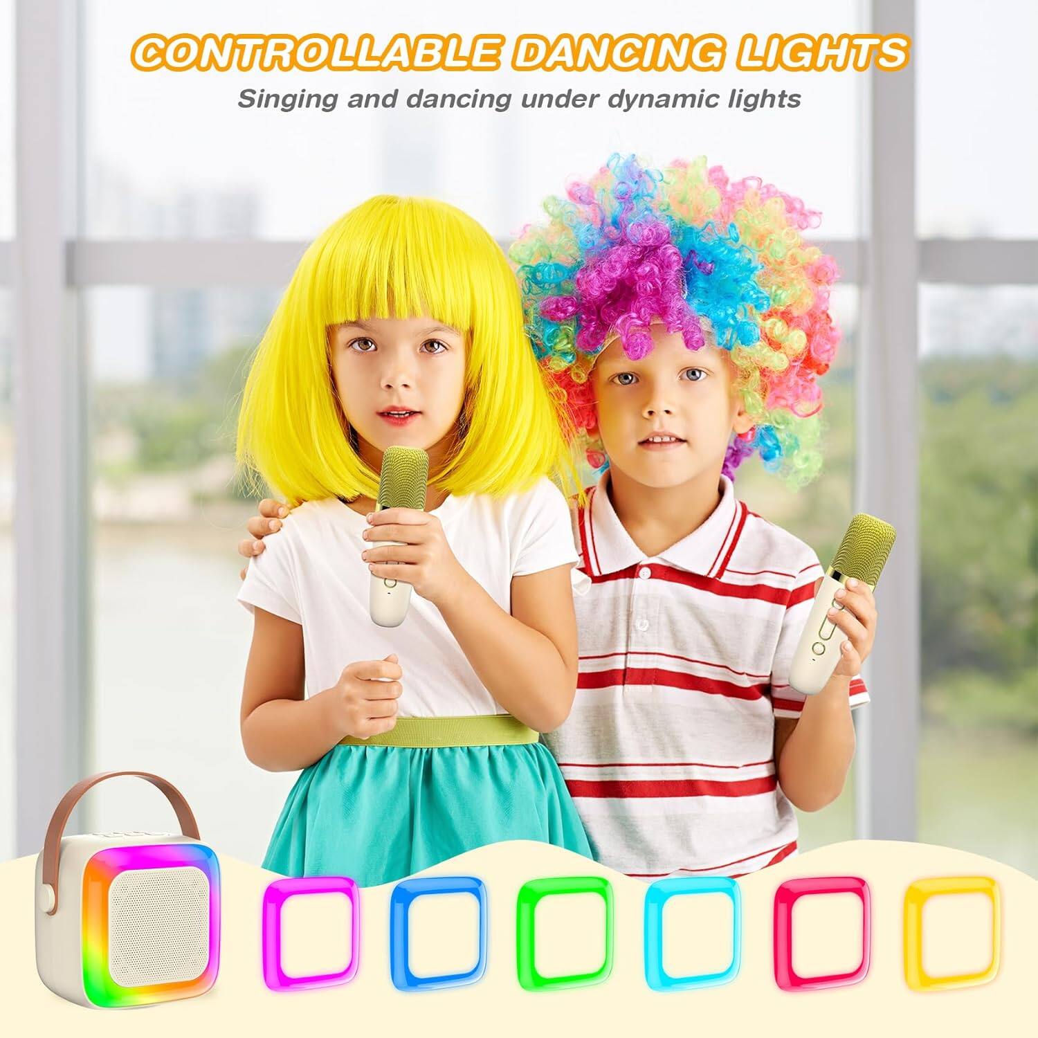 CONTROLLABLE DANCING LIGHTS  
Singing and dancing under dynamic lights