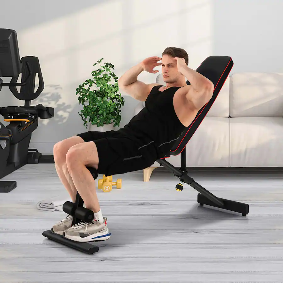 Costway Adjustable Weight Bench for Full Body Strength Training