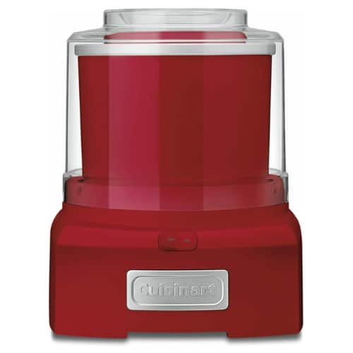 Cuisinart - 1.5-Quart Ice Cream and Sorbet Maker - Red
