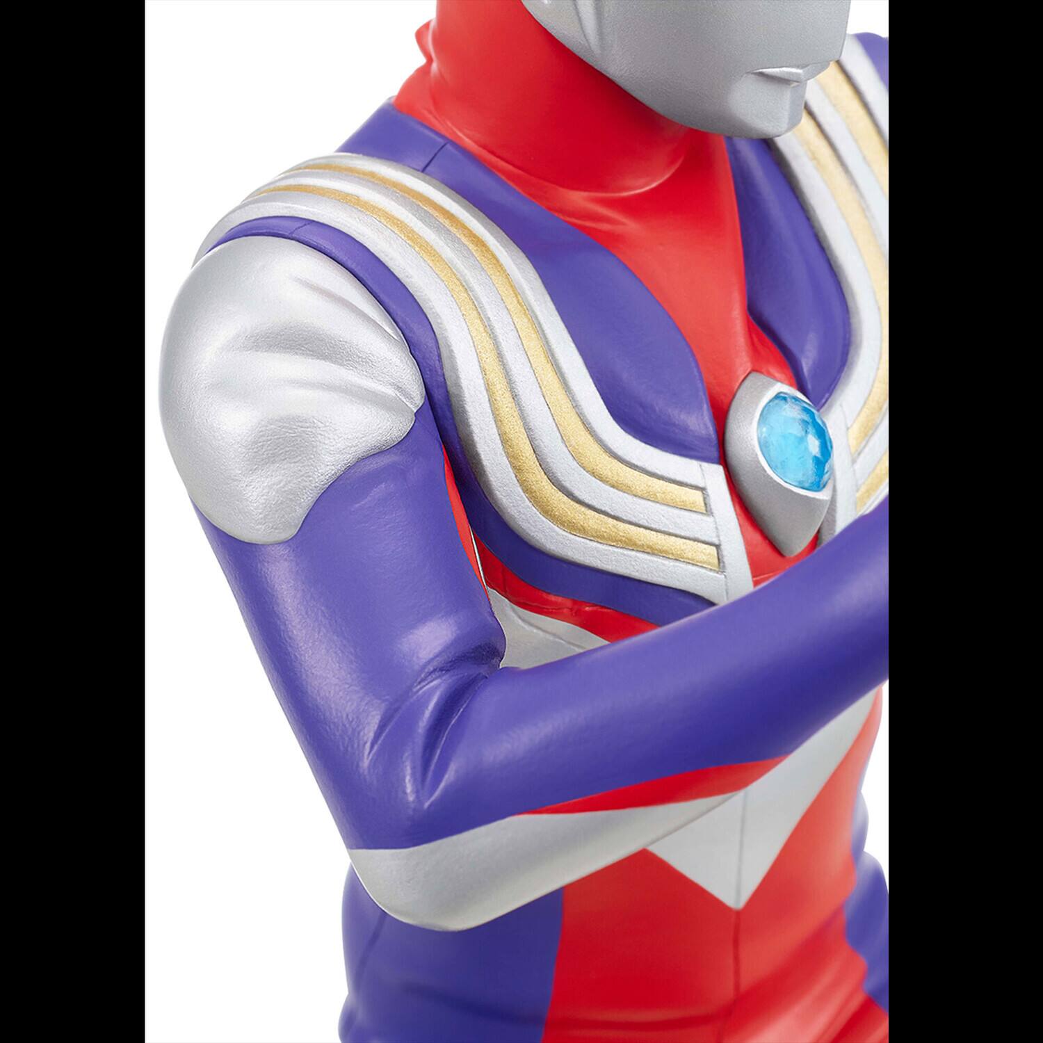 Alt View 4. PopMarket - BanPresto - Ultraman Tiga - Hero's Brave Statue Figure - Ultraman Tiga (Kagayakeru Monotachi E)   - COLLECTIBLES - Multicolor.