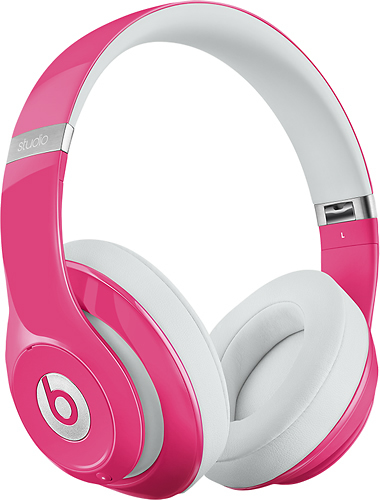 beats bluetooth headphones pink