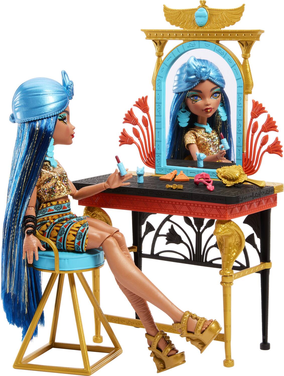 Alt View 2. Mattel - Mattel - Monster High Cleo De Nile Self-Scare Day Doll and Playset   - Collectibles - Multicolor.