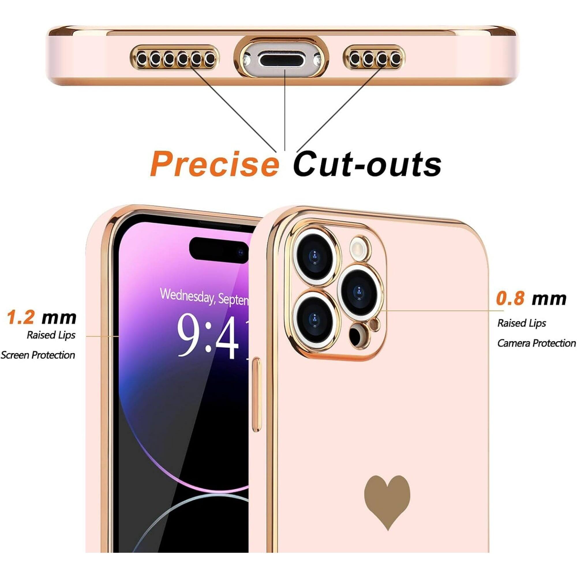 Precise Cut-outs, 1.2 mm Raised Lips, Screen Protection, 0.8 mm Raised Lips, Camera Protection