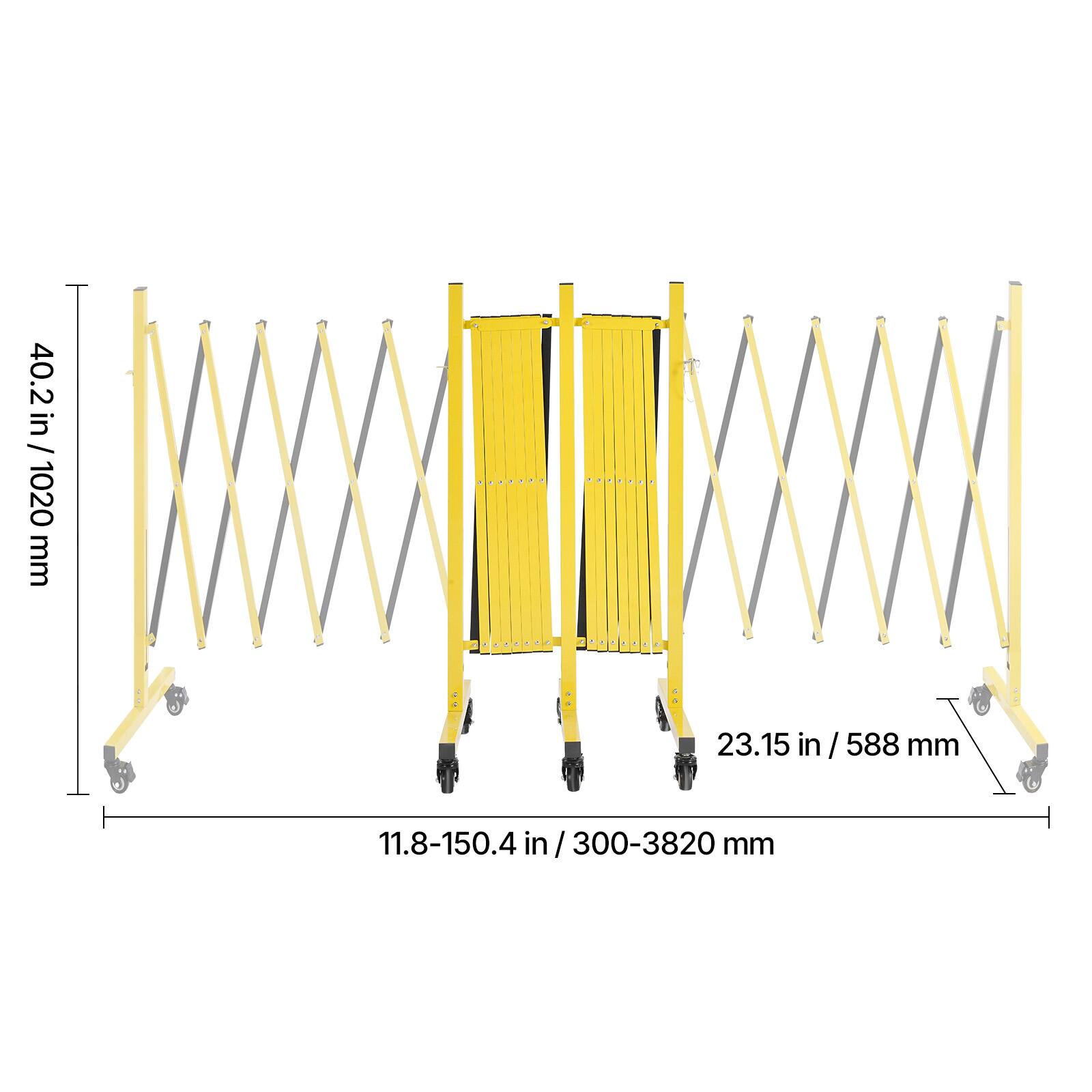 40.2 in / 1020 mm  
23.15 in / 588 mm  
11.8-150.4 in / 300-3820 mm