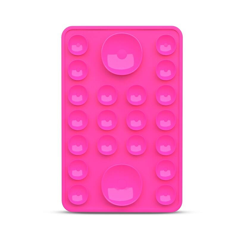 Alt View 1. Mybat - MyBat Ultra Clingy MagSafe Suction Phone Mount – Hot Pink - Pink.