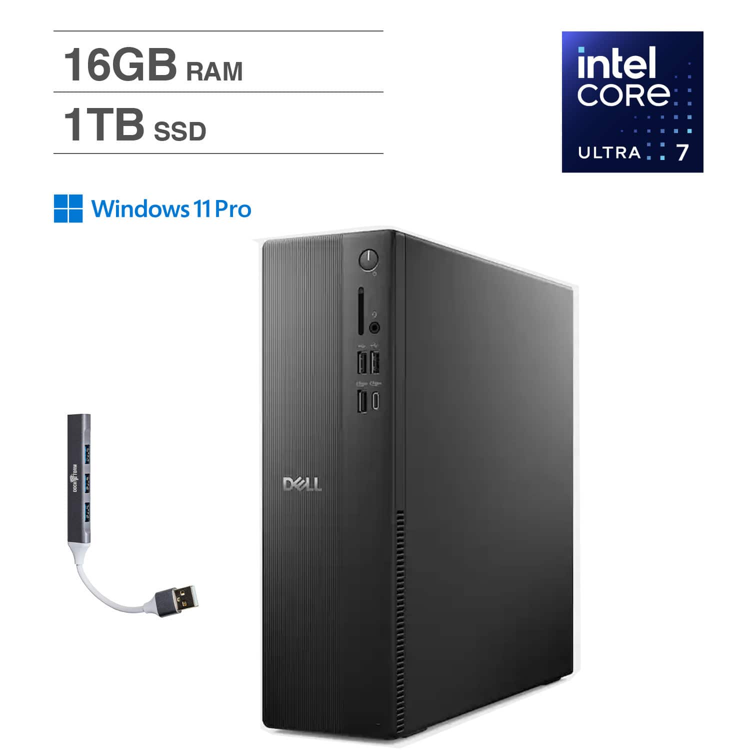 16GB RAM  
1TB SSD  
Intel Core Ultra 7  
Windows 11 Pro