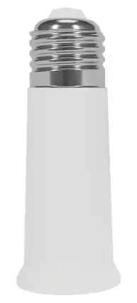 Front. Lorex - E27 Socket Extension 3.8" (96mm) length.