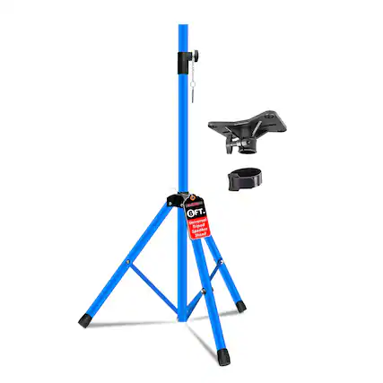 The text on the image is: "ROLFT. 6 Universal Tripod Speaker Stand."