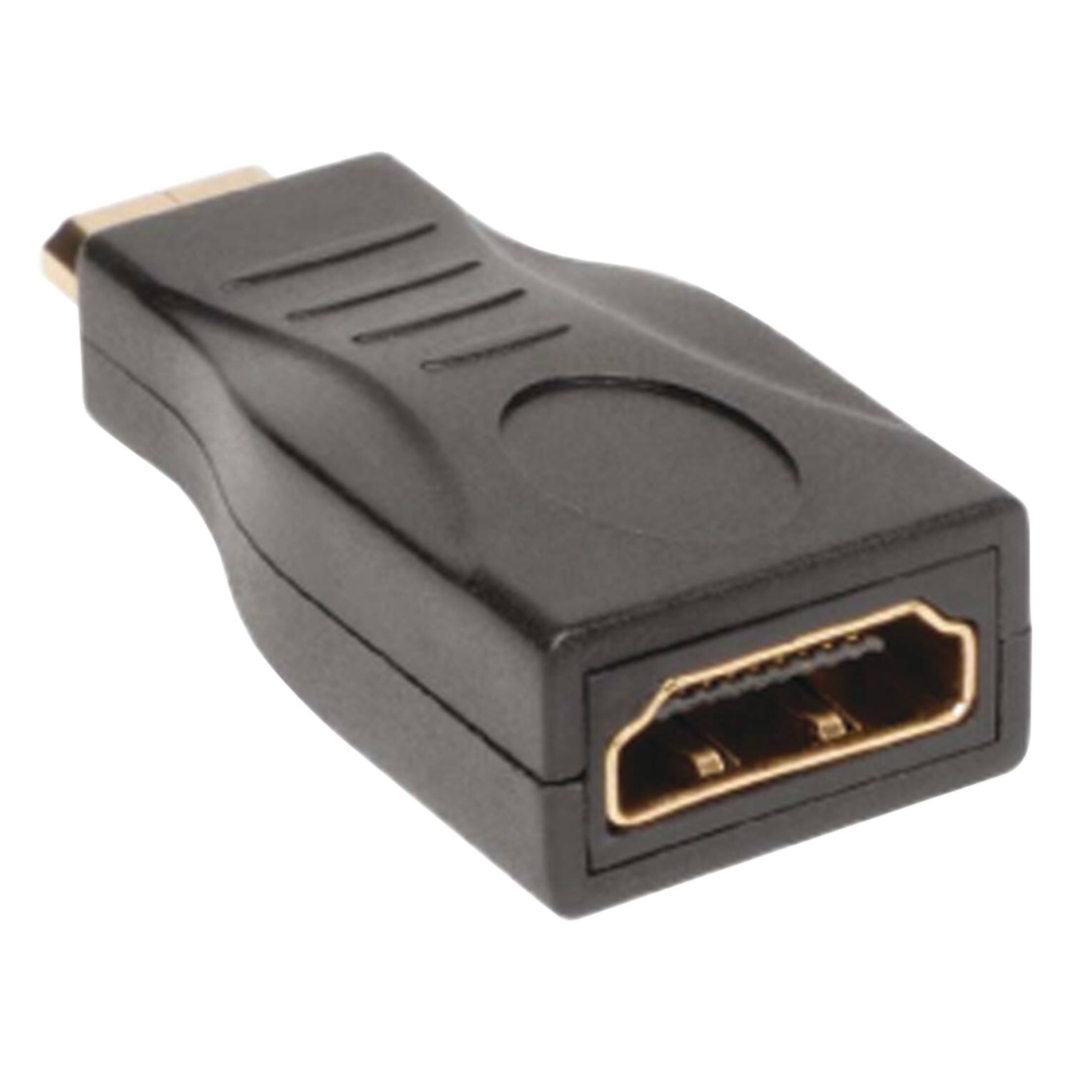 Front. Tripp Lite - Tripp Lite By Eaton P142-000-mini 1080p Hdmi Female To Mini Hdmi Male Adapter, Black, P142-000-mini - gray.