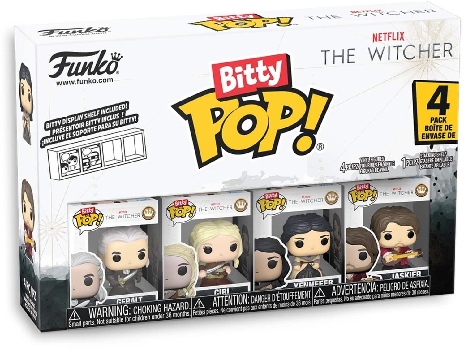Funko Bitty POP!: The Witcher 4-Pack - COLLECTABLES - Multicolor