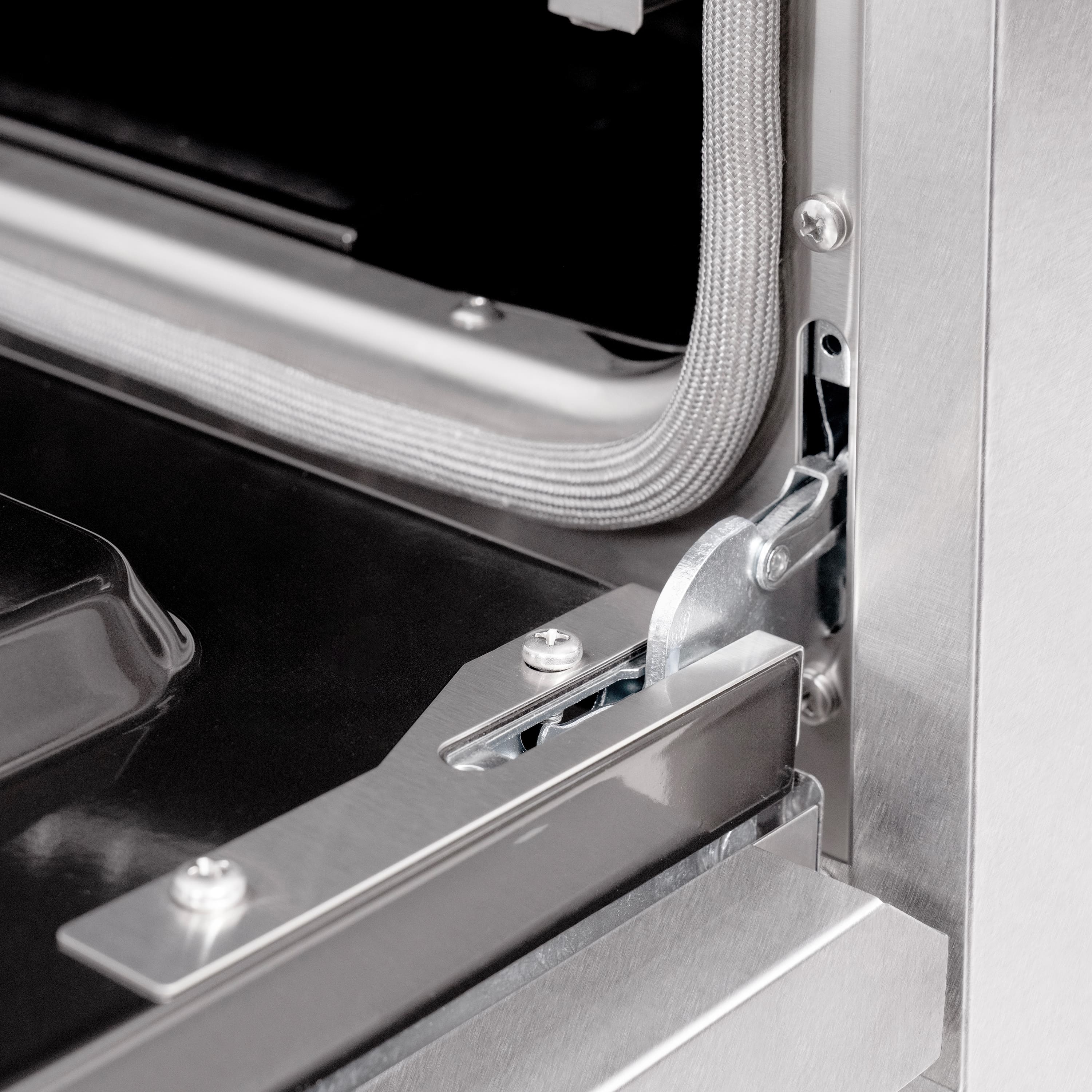 Alt View 12. ZLINE - ZLINE 48 in. Classic Double Oven Dual Fuel Range w/ 8 Burners in Satin Steel Stainless Steel (CDRS-48) - Stainless Steel.