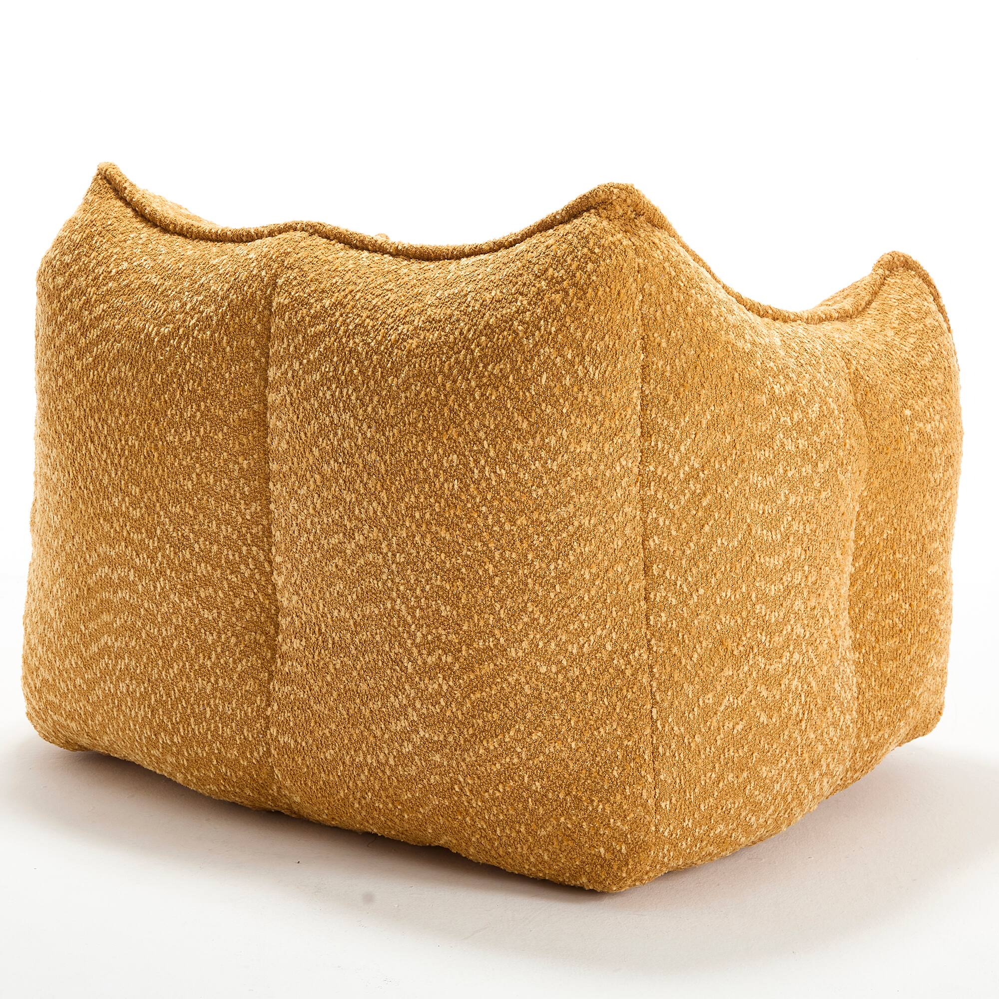 Alt View 10. GOODSILO - Premium Square Lazy Sofa Chair with High-Resilience Foam for Living Room and Bedroom Comfort - Yellow.