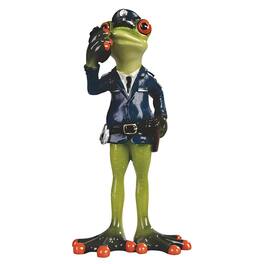 FC Design - 6.75"H Policefrog Figurine Statue Office Desk Tabletop Home Decor Gift - Multi-Color