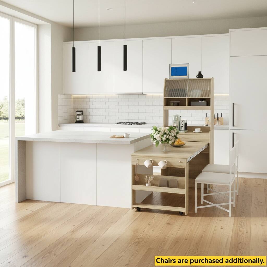 Chairs are purchased additionally.