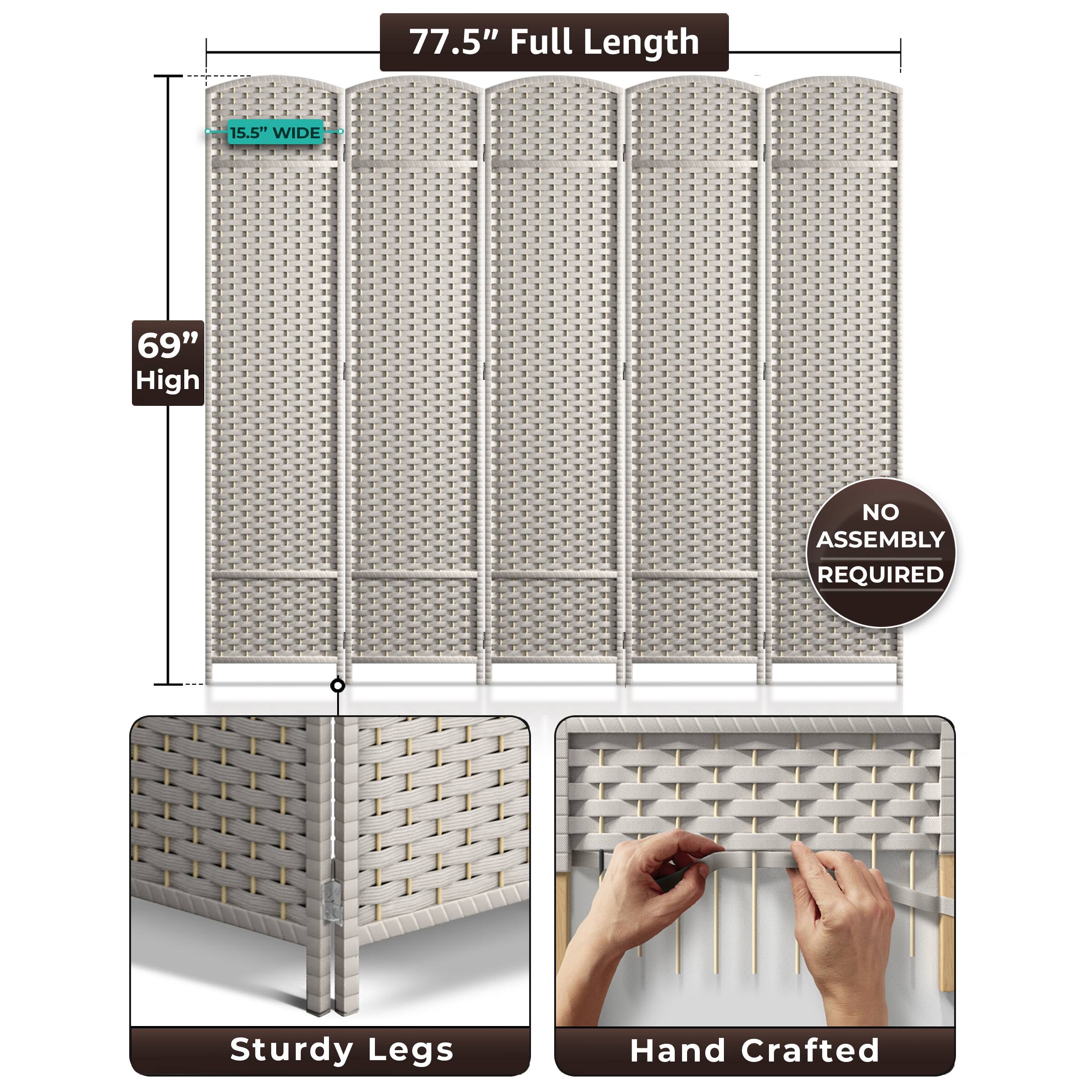 77.5" Full Length  
15.5" Wide  
69" High  
No Assembly Required  
Sturdy Legs  
Hand Crafted