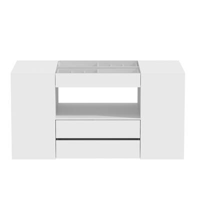 Famapy Multifunctional Closet Island Dresser with Glass Top & Organized Drawers White BBFAZJ-KF020488-0102 - Best Buy Famapy Multifunctional Closet Island Dresser with Glass Top & Organized Drawers White BBFAZJ-KF020488-0102 - Best Buy