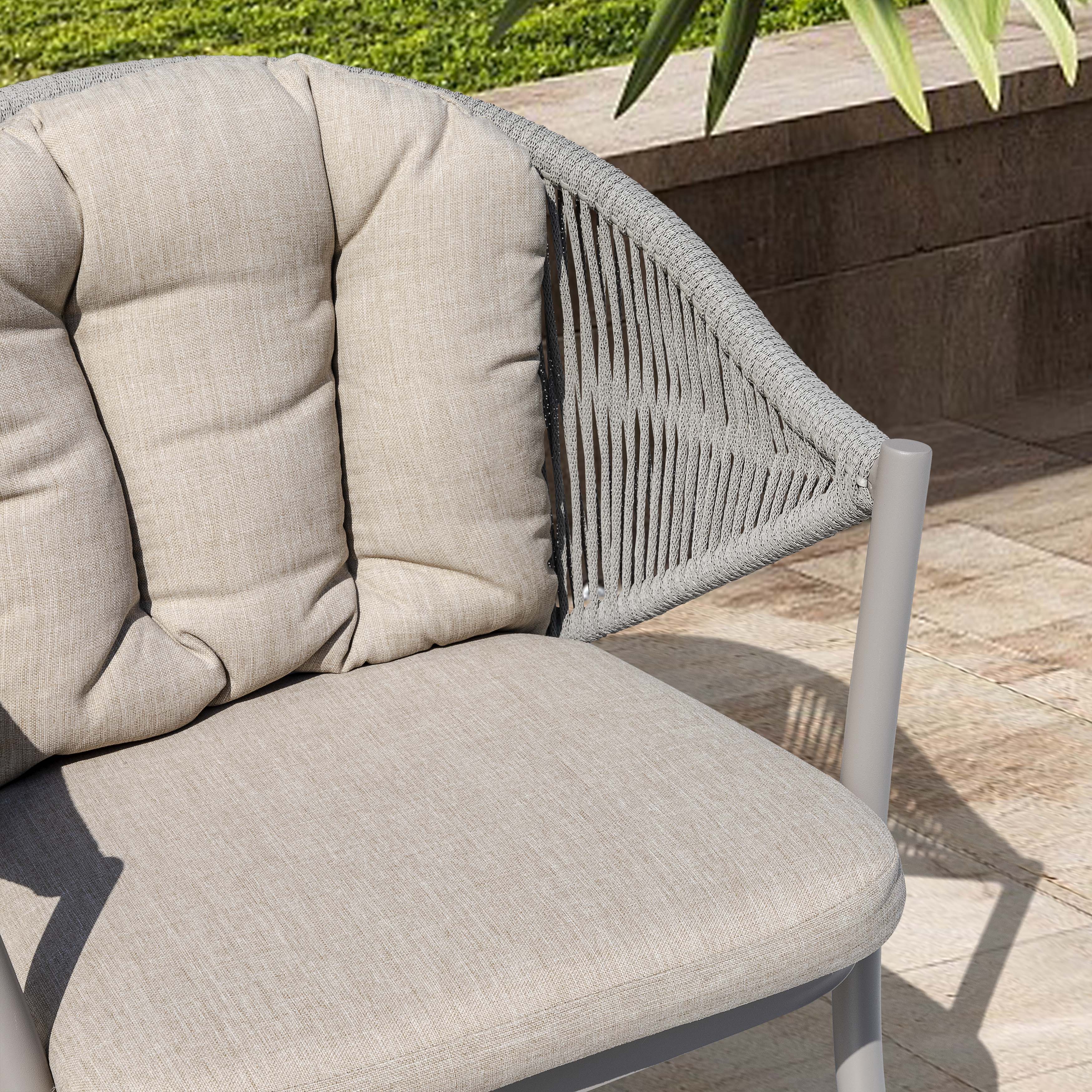 Alt View 6. Nuu Garden - Outdoor 2-Pack 17'' x 20'' x 3.15'' Outdoor Throw Pillows, Olefin - Beige.