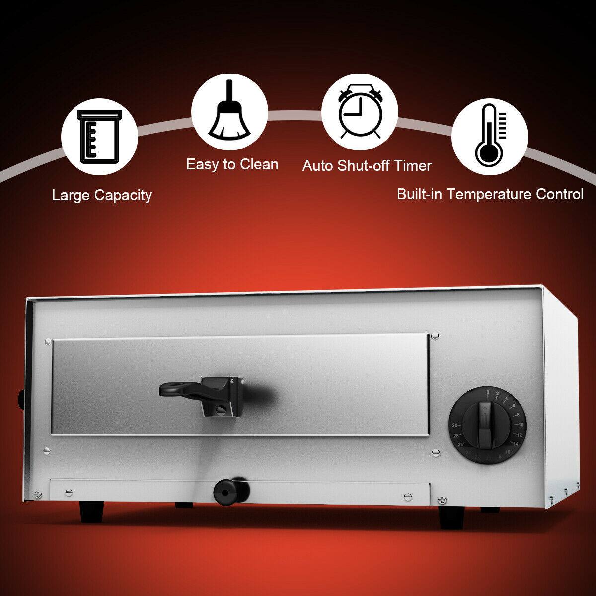 Easy to Clean  
Auto Shut-off Timer  
Large Capacity  
Built-in Temperature Control