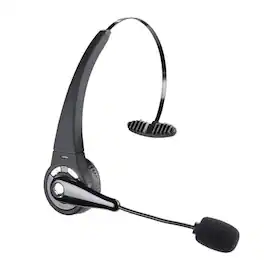 Cluzine - Wireless Bluetooth Headset with Boom Mic for Truck Drivers 2Pack