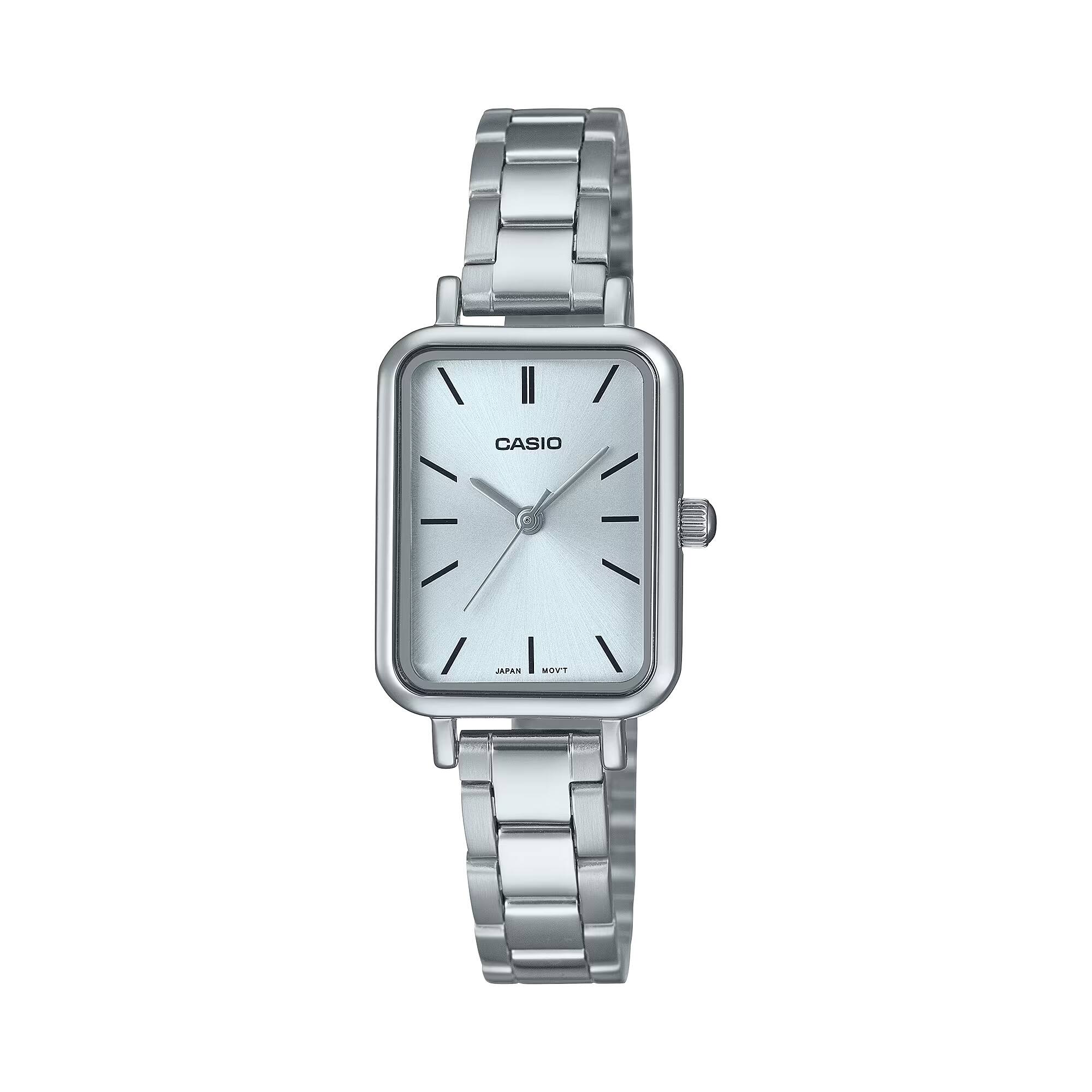 Casio - Women’s Watch with Light Blue Dial - LTP-V009D-2EUDF - Silver