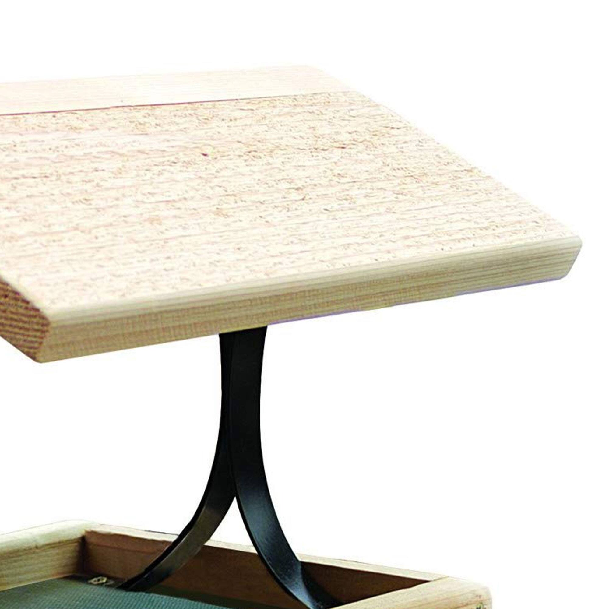 Alt View 10. Woodlink - Woodlink 24373 Durable Natural Inland Cedar Fly Thru Bird Mixed Seed Feeder - Brown.