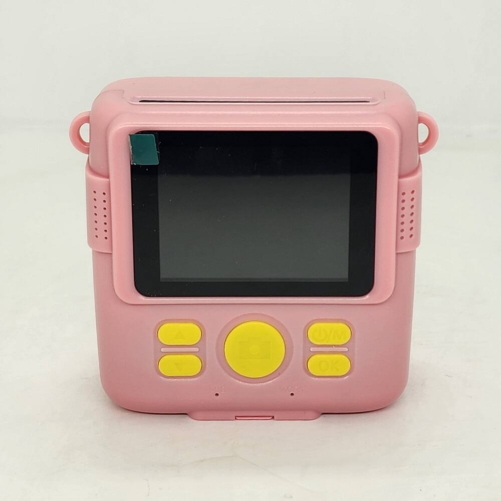 Back. Generac - Ultimaxx Kids Digital Camera w/ 32GB Micro SD Card, 3 Rolls Paper - Pink.