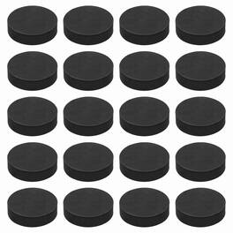 Unique Bargains - Single Sided Speaker Isolation Pads 45x12mm Round EVA Acoustic Foam Anti-Vibration Feet for Speaker Subwoofer, 32pcs - Black