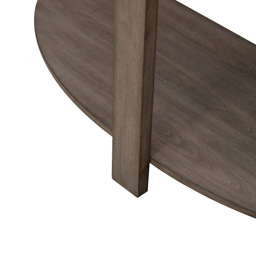 Angle. Liberty Furniture Industries - Sutton Sofa Table for Living Room - Bleached Sand - Bleached Sand.