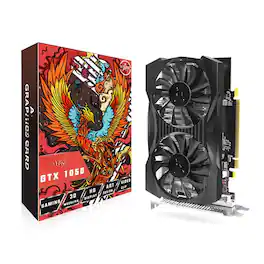 Dazzling Pops - GTX 1050 4G Graphics Card GDDR5 PCI Express 3.0 Graphics Card DVI VGA HDMI Graphics Card with Twin Freeze Fans